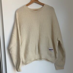 American Vintage Cream Crew Neck Sweater